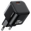 USAMS Ładowarka sieciowa JO Series CC260 20W USB-C + kabel USB-C/Lightning 1m biała